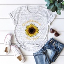 pure color letter sunflower cotton Tshirtpicture19