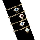 Punk Devil Eyes Diamond Copper Necklace Earrings Set Jewelrypicture28