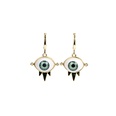 Punk Devil Eyes Diamond Copper Necklace Earrings Set Jewelrypicture36