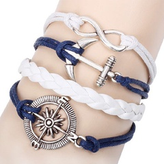 retro creative wings braided bracelet