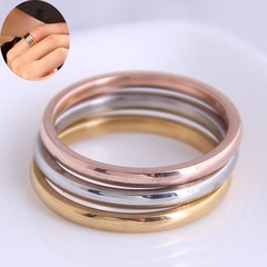 Einfacher Ring der koreanischen Mode