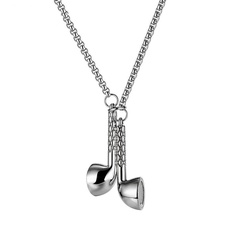 Fashion Titanium Steel Earphone Necklace Wholesale