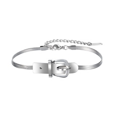 Fashion stainless steel belt buckle bracelet