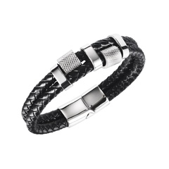 Fashion multi-layer woven stainless steel bracelet wholesale