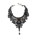 Dunkler Wind Gotische Spitze Halskette mit falschem Kragenpicture18