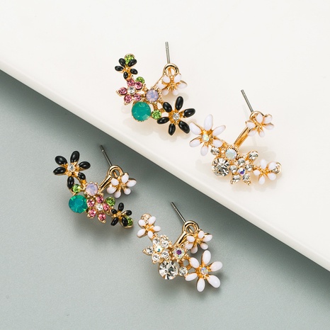 Korean fashion sun flower earrings NHLN319658's discount tags