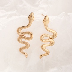 fashion creative metal snake earrings