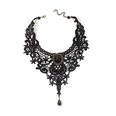 Dunkler Wind Gotische Spitze Halskette mit falschem Kragenpicture22