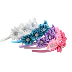 new fashion diamond-studded handmade flower headband set