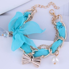 Korean fashion simple lace bow bracelet