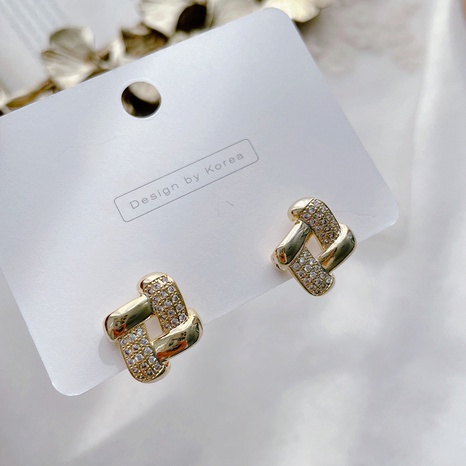 cute exquisite micro-inlaid earrings NHHI321207's discount tags