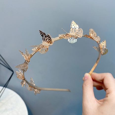 fashion hollow butterfly headband's discount tags