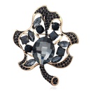 Fashion leaf full diamond hollow broochpicture15
