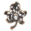 Fashion leaf full diamond hollow broochpicture17