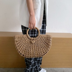 simple fashion straw woven bag