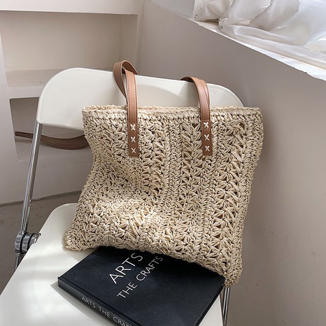 fashion straw Hollow Woven Bag's discount tags