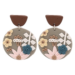 Korea acrylic flower earrings wholesale