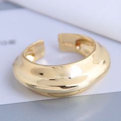 Korean copper fashion simple open ring