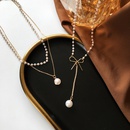 Fashion pearl multilayered alloy necklace wholesalepicture17