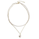 Fashion pearl multilayered alloy necklace wholesalepicture16