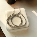 Korean geometric shape round buckle stitching braceletpicture13