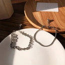 Korean geometric shape round buckle stitching braceletpicture14