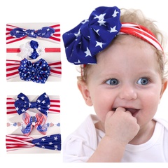 American Independence Day children's rabbit ears bow headband