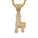 Simple 26 English letters twist chain copper zircon necklace wholesalepicture27