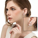 Fashion 26 English alphabet alloy diamond earringspicture30
