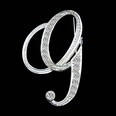 Einfache 26 englische Alphabet Diamant Brosche Grohandelpicture36