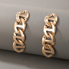 fashion metal chain long earrings