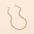 Hiphop geometric metal necklace bracelet set wholesalepicture13