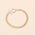 Hiphop geometric metal necklace bracelet set wholesalepicture14