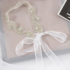 Fashion bridal rhinestone bow headband wholesale