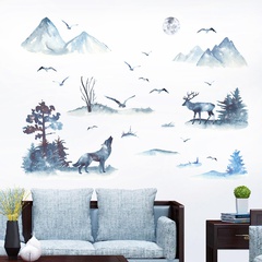 Mode chinesische Art Landschaftsmalerei Wandaufkleber Großhandel