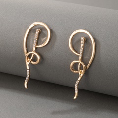 fashion simple geometric irregular earrings