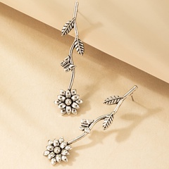 new palace style retro flower earrings