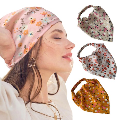 Fashion elastic triangle scarf headband wholesale's discount tags