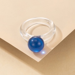Korean transparent jelly color ring