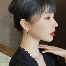 Korea geometric alloy rhinestone earringspicture15