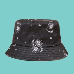 Fashion printing wide brim sunshade fisherman hat