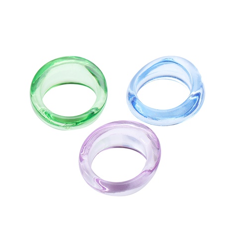 conjunto simple de anillos de resina acrílica's discount tags