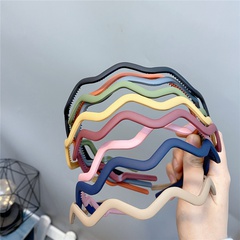 Fashion Acrylic Candy Color Wavy Headband