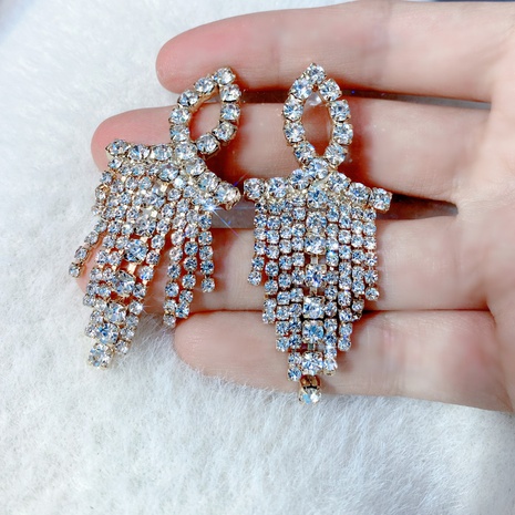 simple cross tassel diamond earrings's discount tags