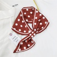 New korean fashion style cross printing silk scarfpicture52
