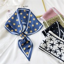 New korean fashion style cross printing silk scarfpicture40