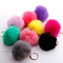Fashion 7CM imitation rex rabbit fur small ball keychain wholesalepicture33