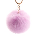 Fashion 7CM imitation rex rabbit fur small ball keychain wholesalepicture30