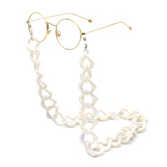 fashion geometric thick chain environmental protection acrylic glasses chain