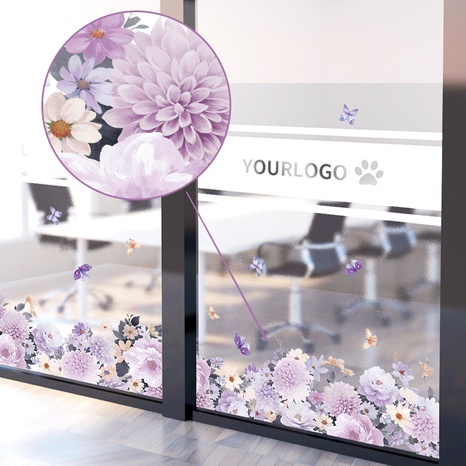 neue Mode gemalte Blume Schlafzimmer Wandaufkleber's discount tags